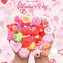 Howzcci valentines squishy bundle shown as party favors