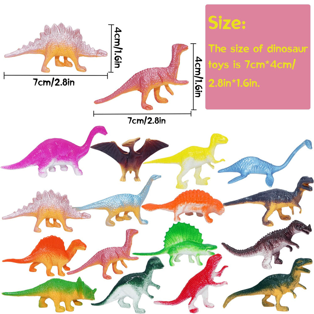 HOXBUR 2-3 inch dinos fit small hands for easy play