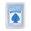 Hoyle waterproof playing cards clear deck for outdoor games.