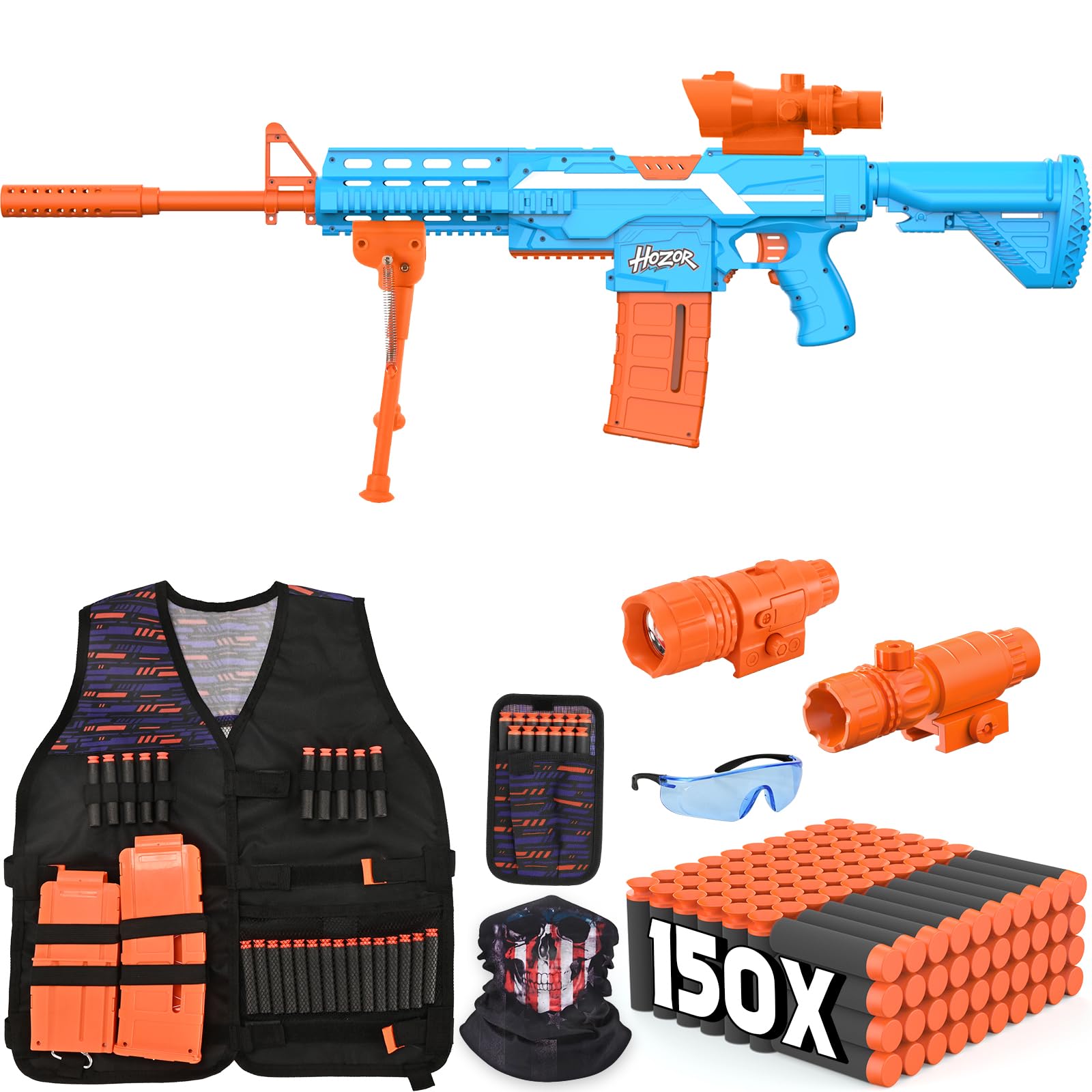 Hozor TriFireX modular blaster kit shown for versatile play styles
