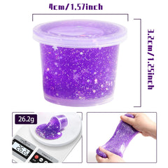 HPLTLKY Galaxy Star Slime supports focused, hands-on activity during tasks.