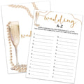 HQLOW bridal shower games set with 30 cards for guest fun