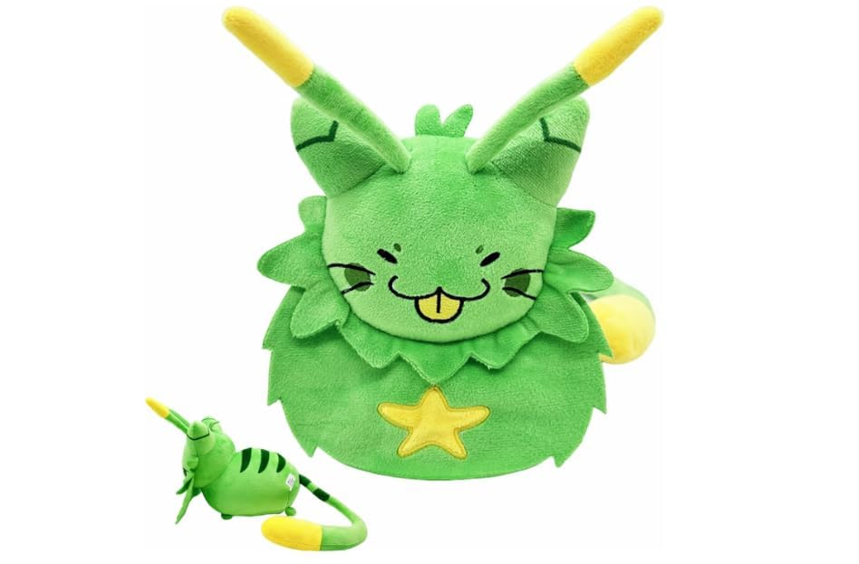 HQRYSH Gnarpy plush body angle highlighting the 8.6-inch size for display