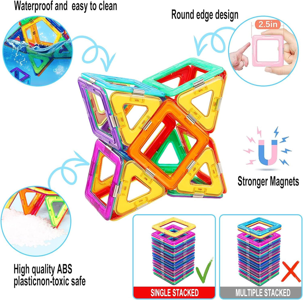 HQXBNBY Magnetic Tiles STEM set inspires future skills in classroom or home.