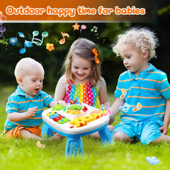 HQXBNBY portable learning table suitable for crib or car.