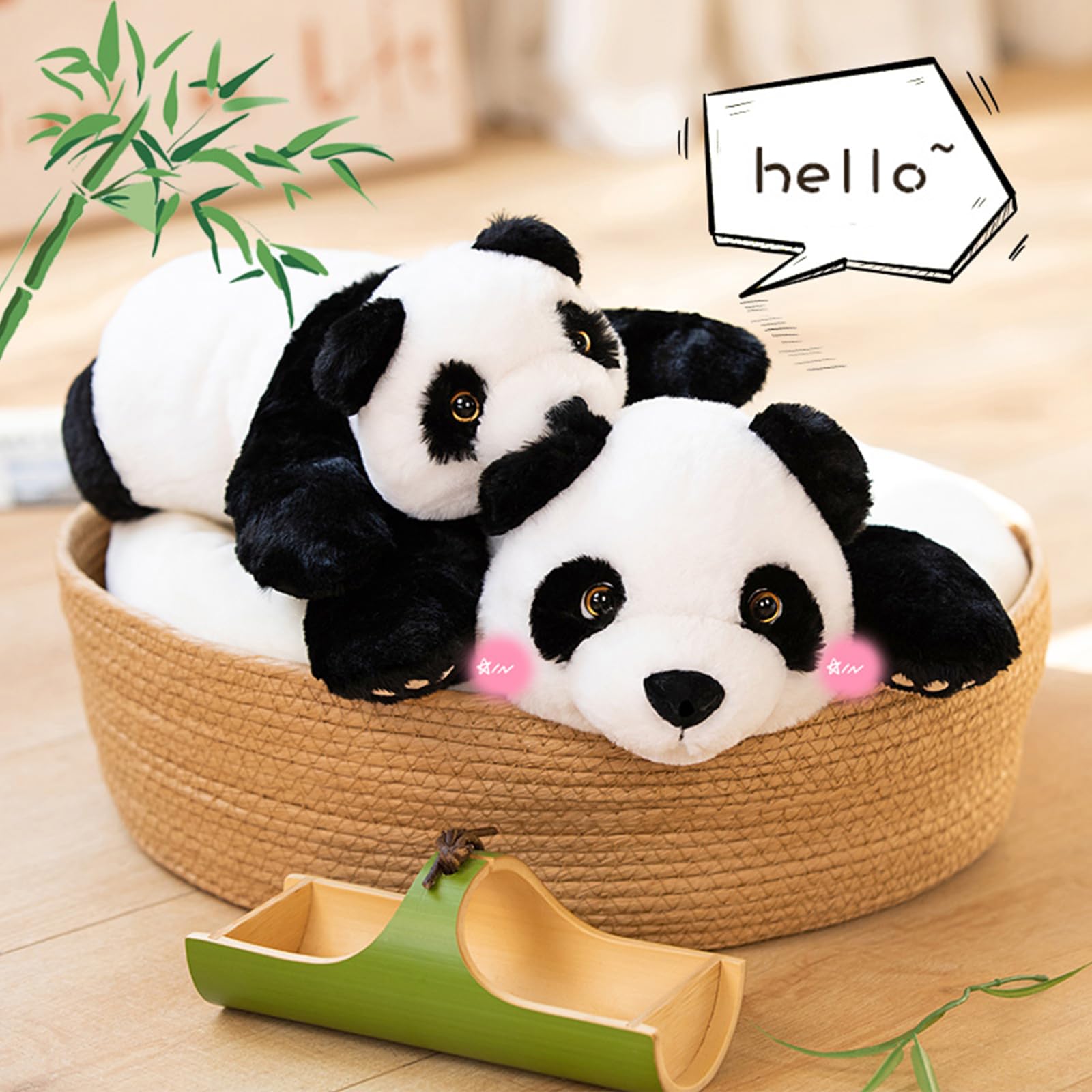 Hronsa 100 cm size option demonstrates versatile cuddle and decor use.