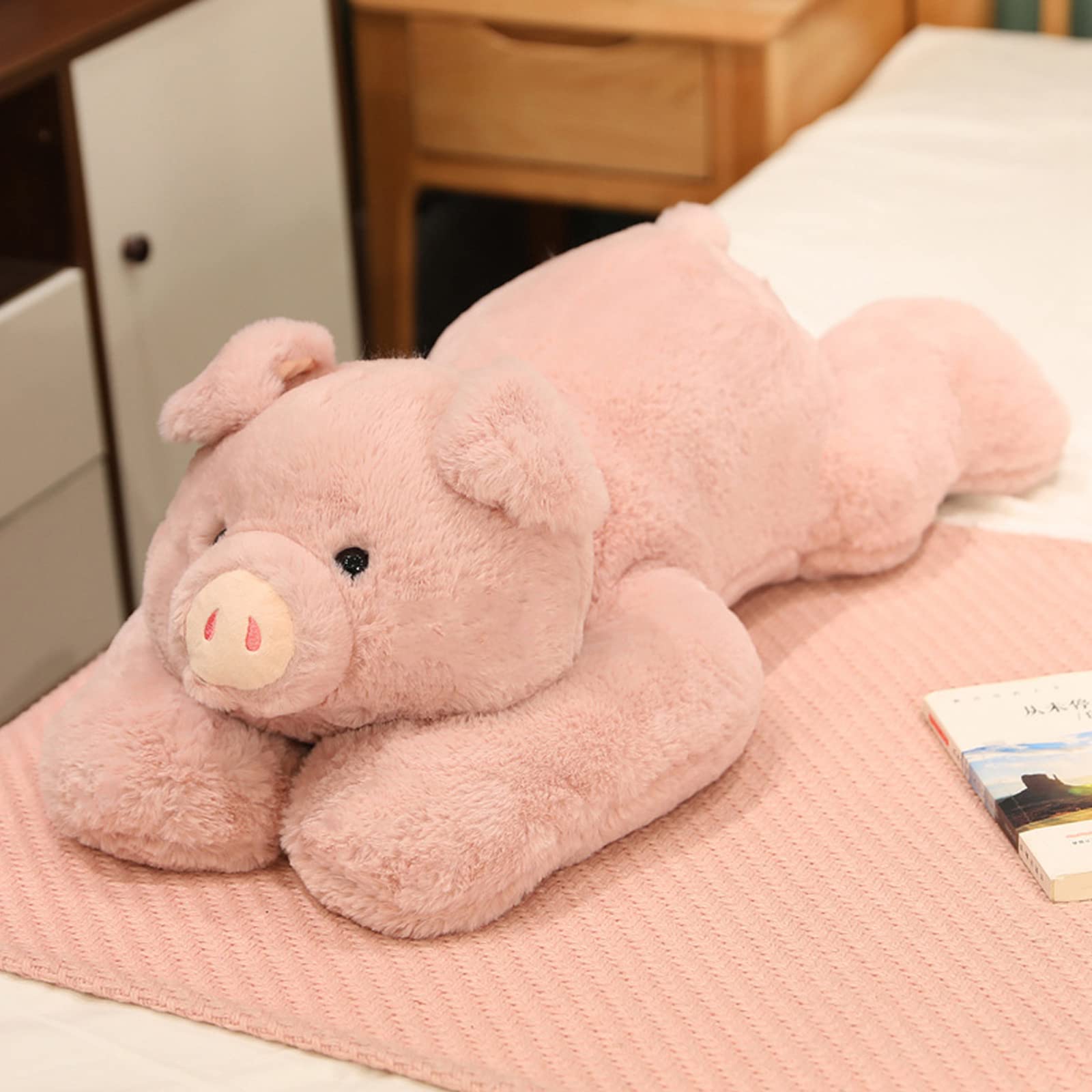 Hronsa weighted pig plush 75cm size displayed