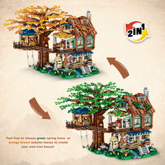 HSANHE Idea Tree House 4761 pieces emphasized for adult-level building challenge