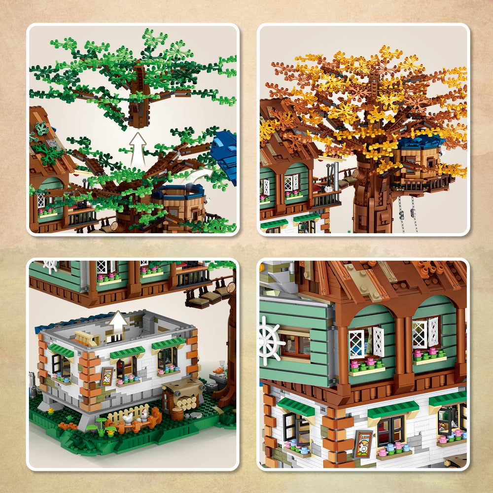 HSANHE Tree House swing detail supports imaginative role-play and display ideas
