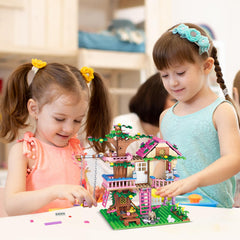 HSANHE Tree House Building Set invites roleplay and family bonding at home