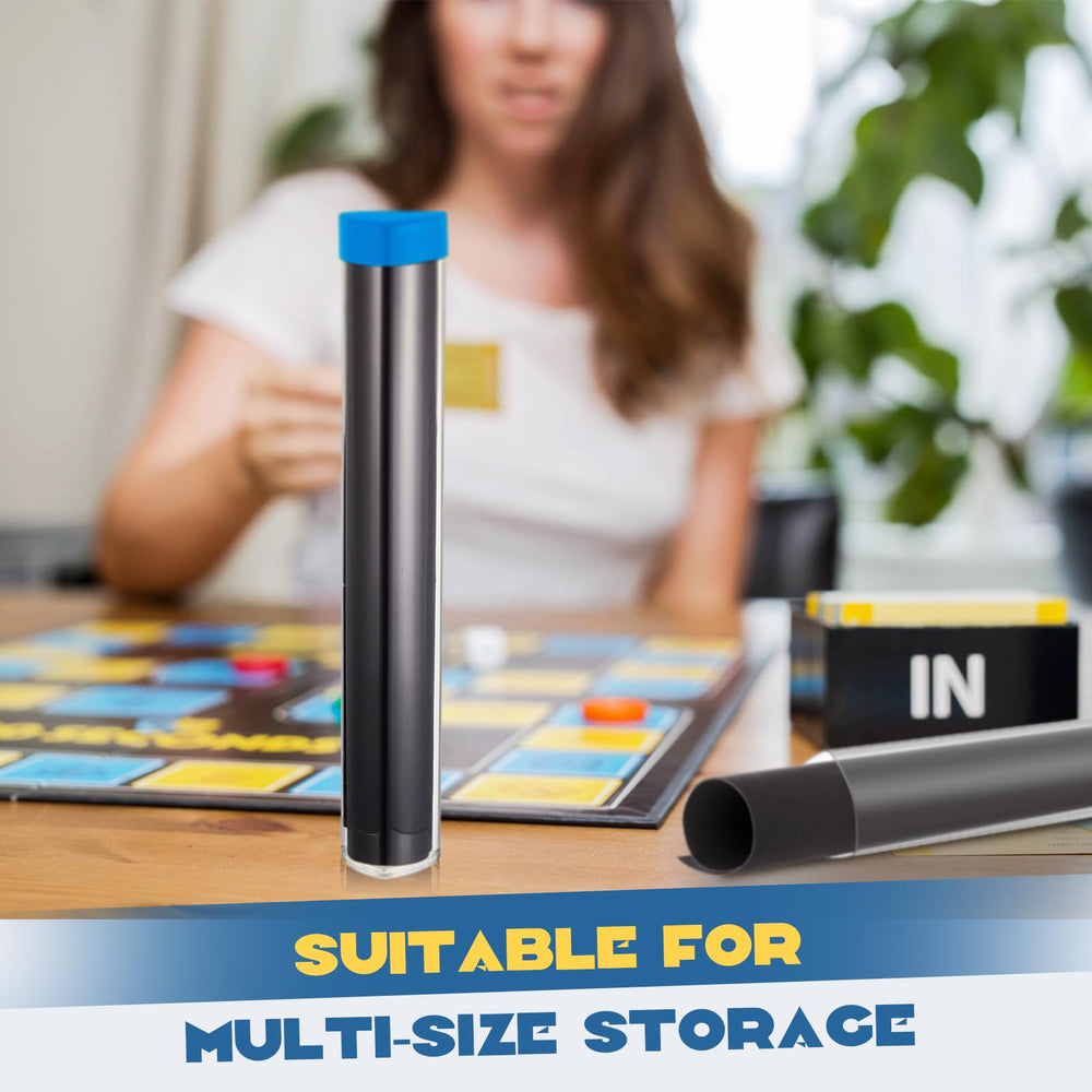 Hsei 15-inch tube fits standard mats for secure storage.
