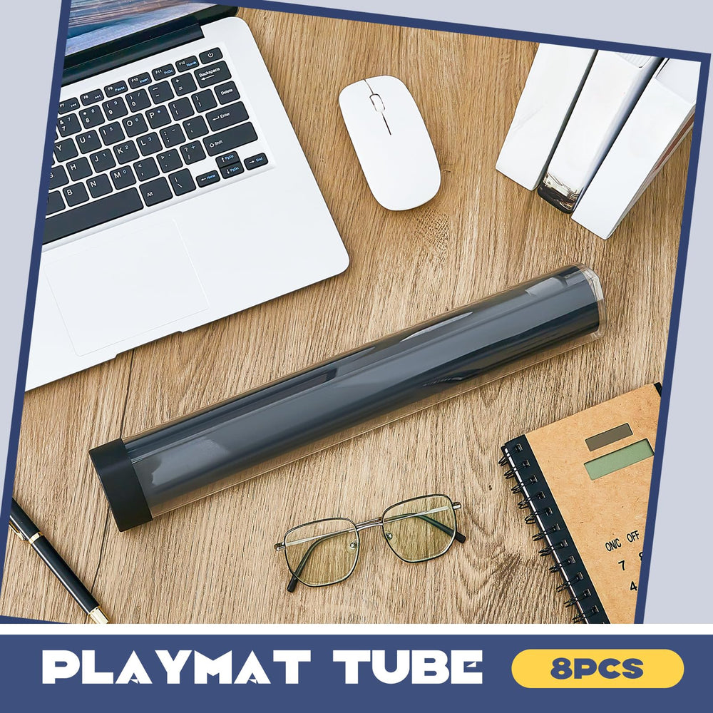Hsei prism playmat tube demonstrates 15-inch length for standard mats