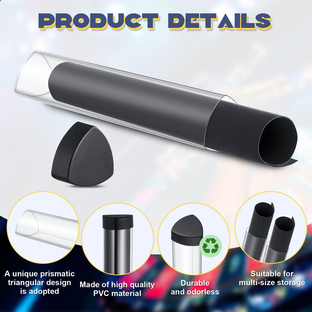 Hsei prism playmat tube cap close-up highlights secure, dust-proof closures