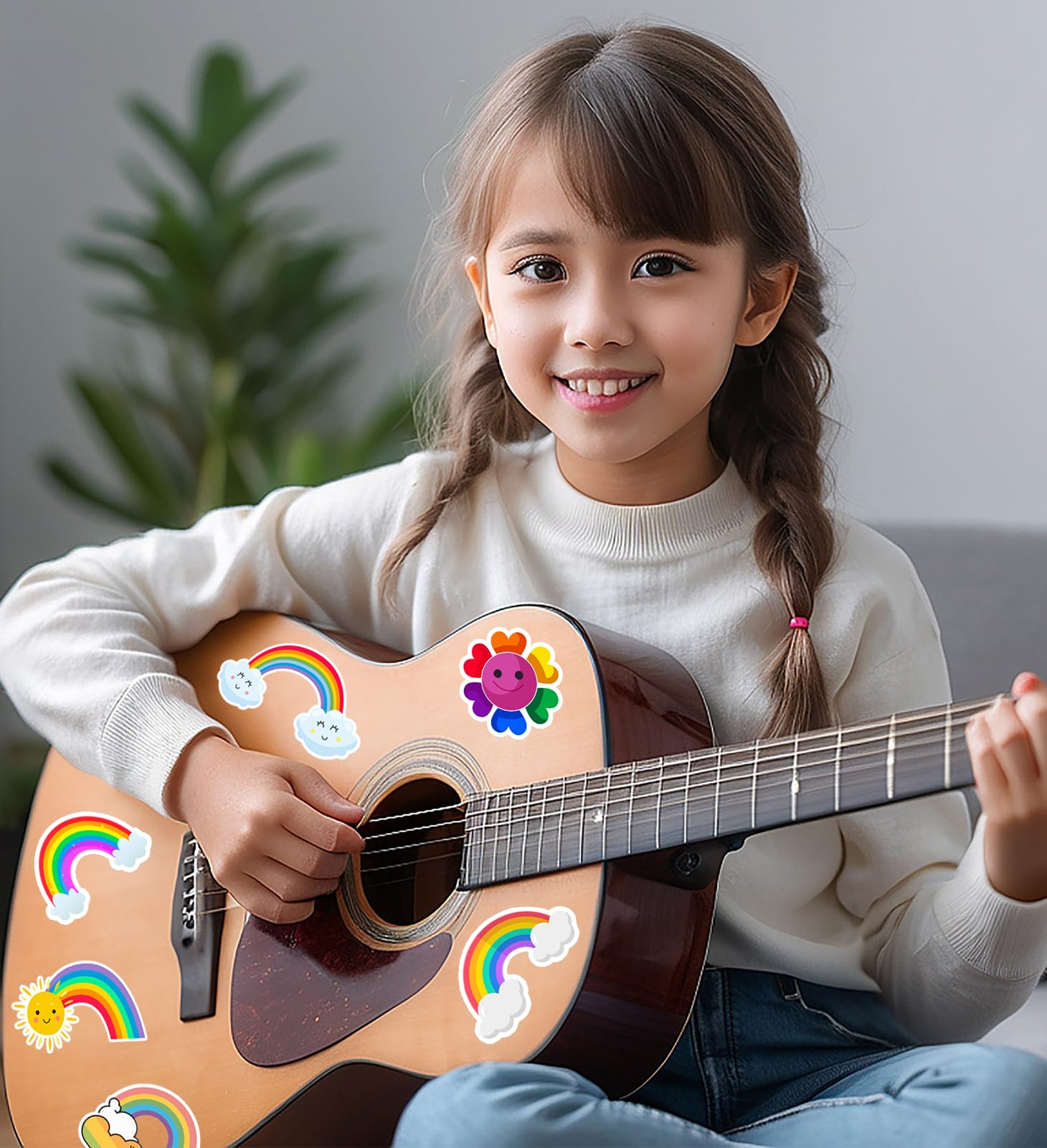 HSHFAMIIY 100 stickers make an easy gift for kids, teens, or friends.