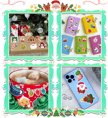 HSHFAMIIY Elegant sticker design with festive shine for celebrations