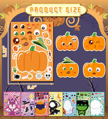 HSHFAMIIY ghost pattern stickers for classroom activities and spooky ambiance