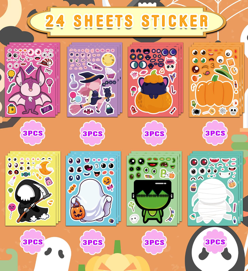 HSHFAMIIY witch pattern stickers to enhance party decorations and DIY projects