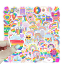 HSHFAMIIY easy-peel design simplifies decorating projects and sharing stickers.