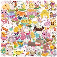 HSHFAMIIY Easter stickers bunny design ideal for kids crafts and gift decor