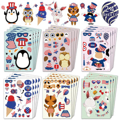 HSHFAMIIY fourth of july stickers wall decor for a vibrant Independence Day setup