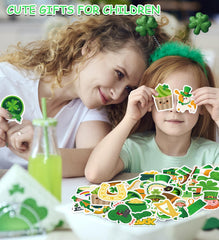 HSHFAMIIY St Patrick's Day gift-pack stickers enhance party goodie bags.