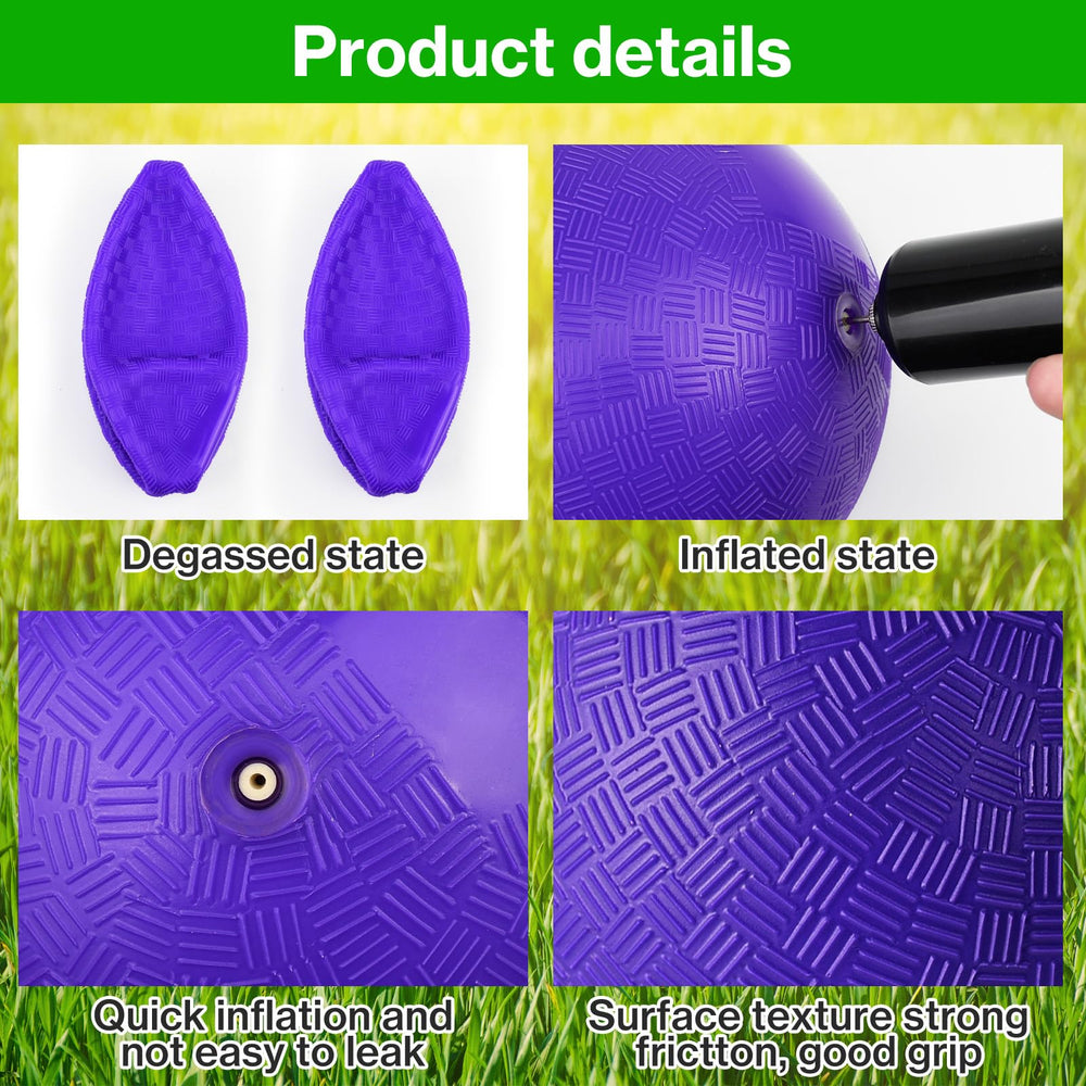 HSLCGF PVC and rubber dodgeball with textured grip for all-weather use.