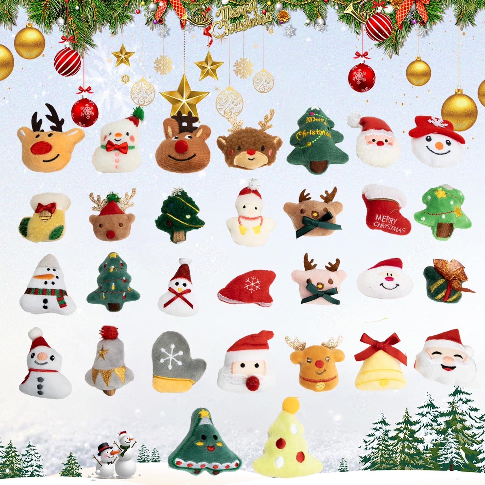 Hsodnr mini reindeer ornament lends whimsical touch to gifts and trees