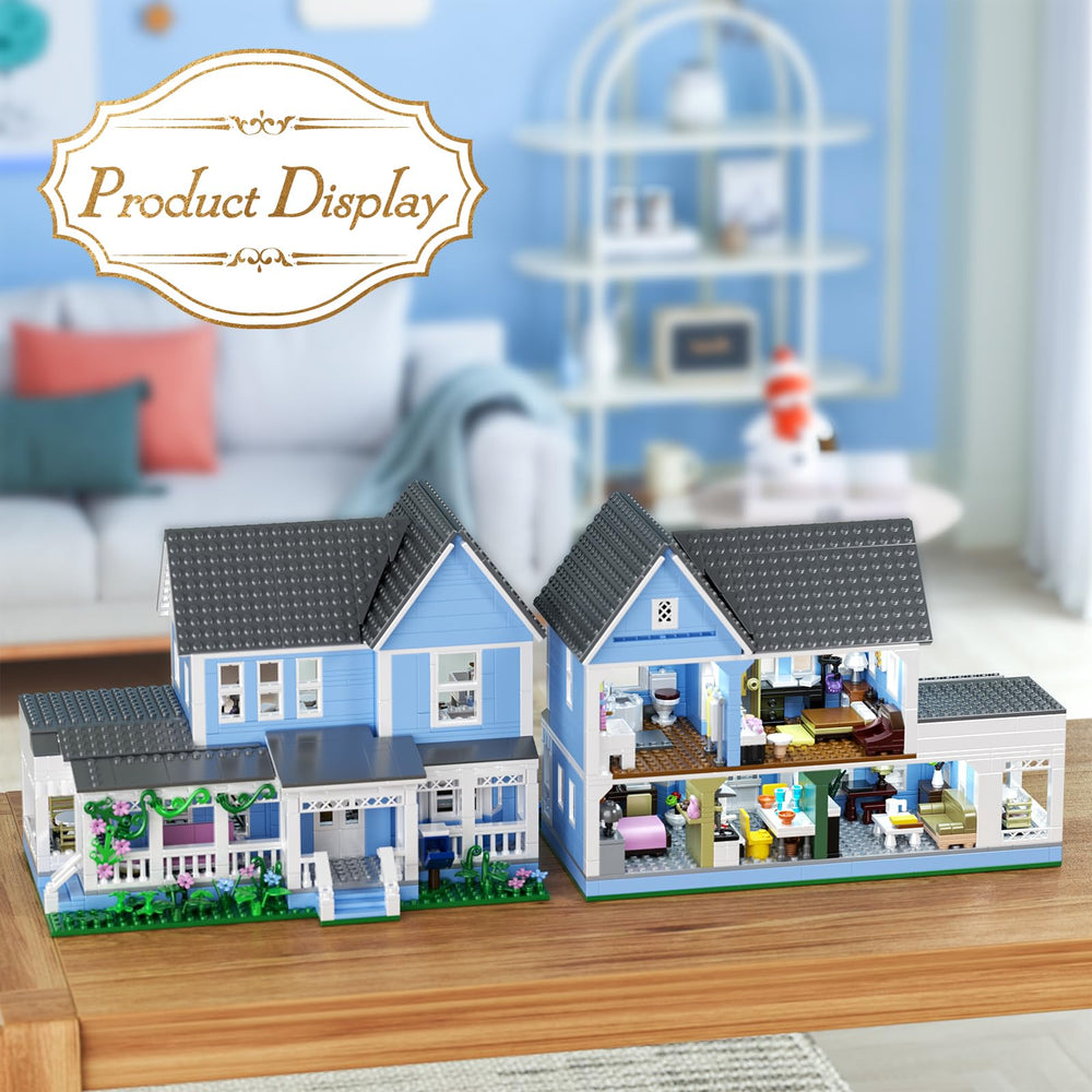 HTOWPMLS Gilmore House block figures with gift box for fan collectibility