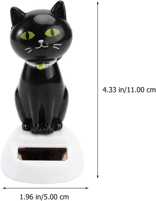 Htppzjr car dashboard dancing cat adds lively motion to your interior