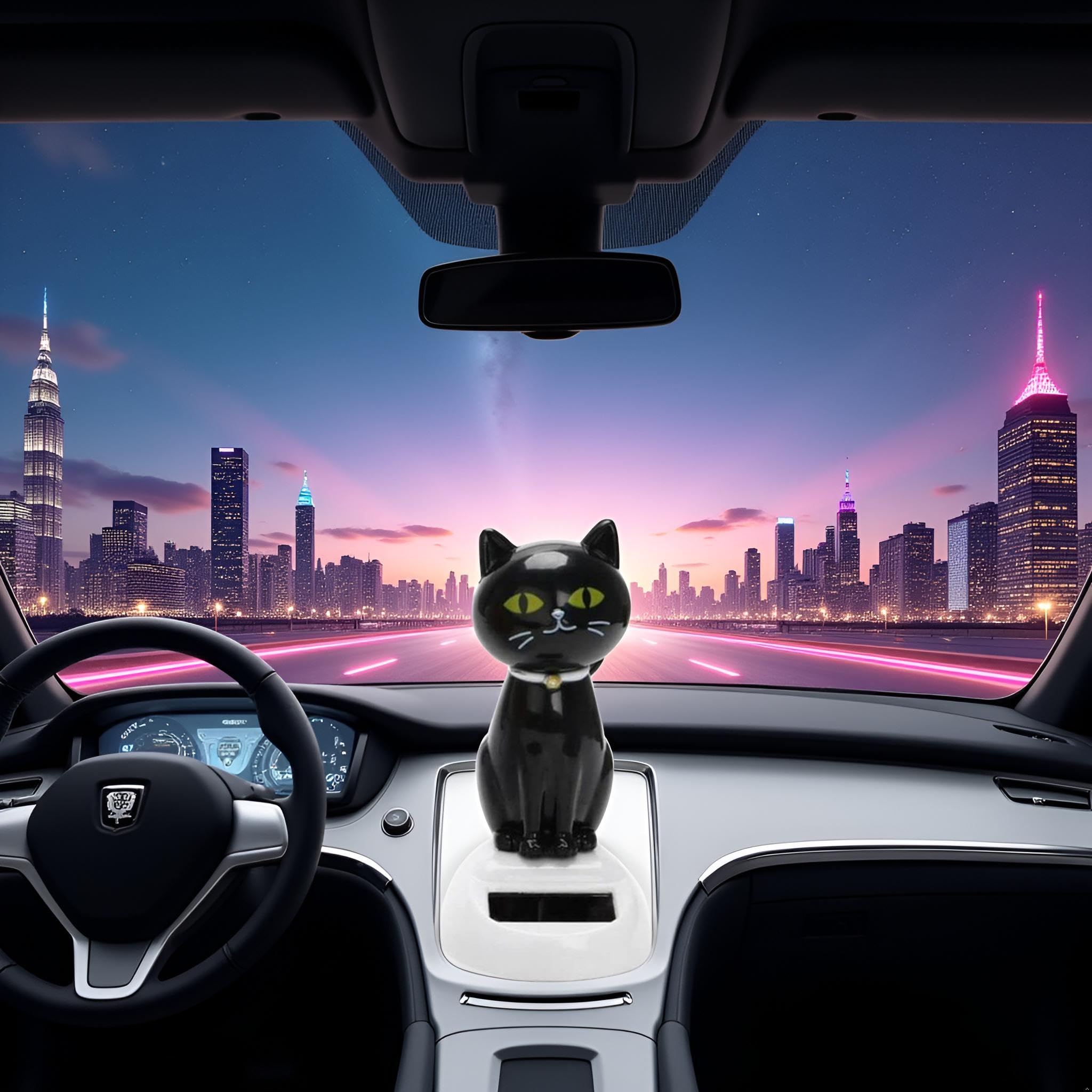 Htppzjr gift idea solar cat toy presents a charming option