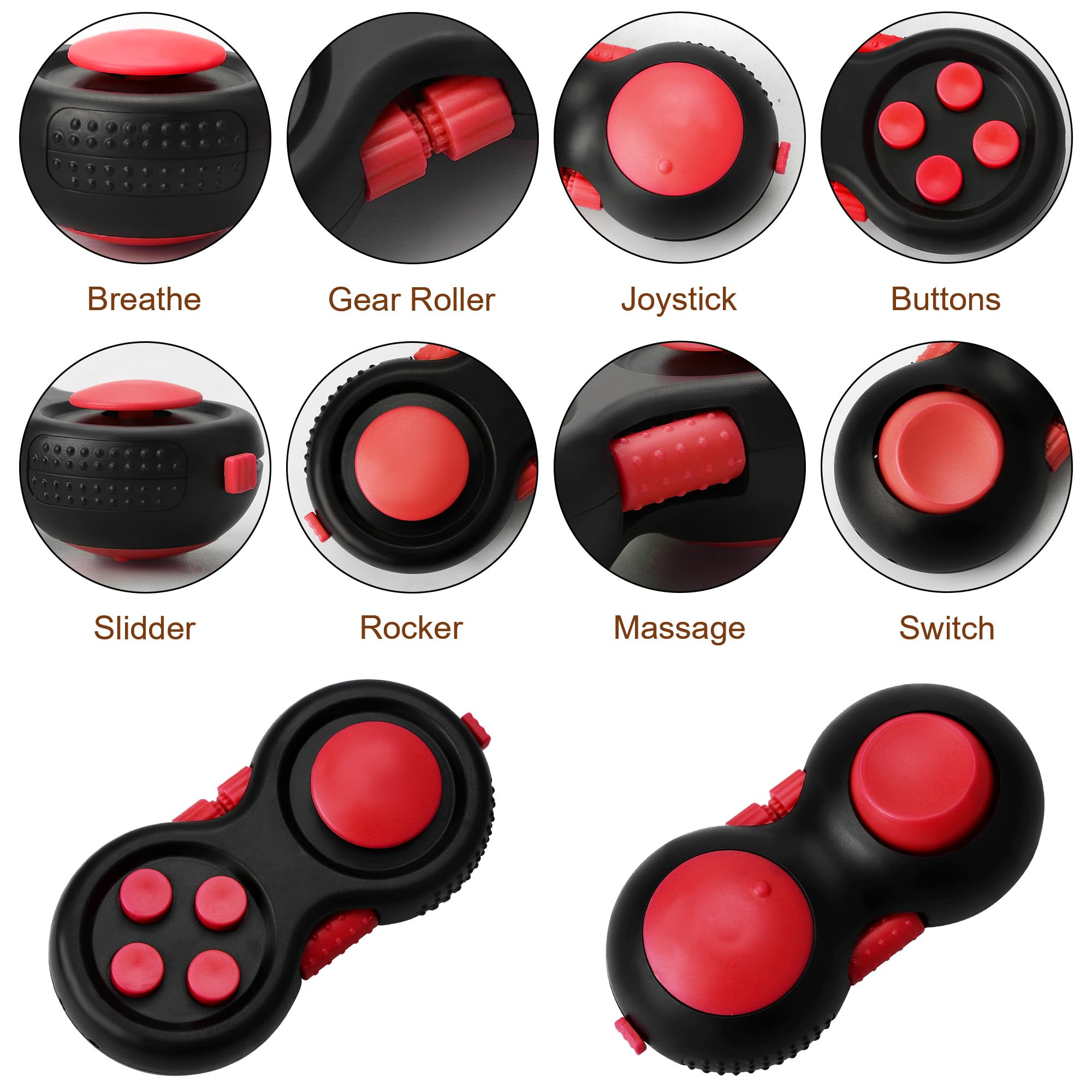 HTSHO keyboard fidget keychain offers portable sensory distraction for kids and adults.
