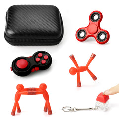 HTSHO spinner fidget toy for adults boosts focus and stress relief during travel.