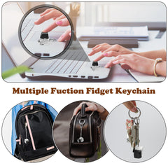 HTSHO magnet man set black, small kinetic figures for hands