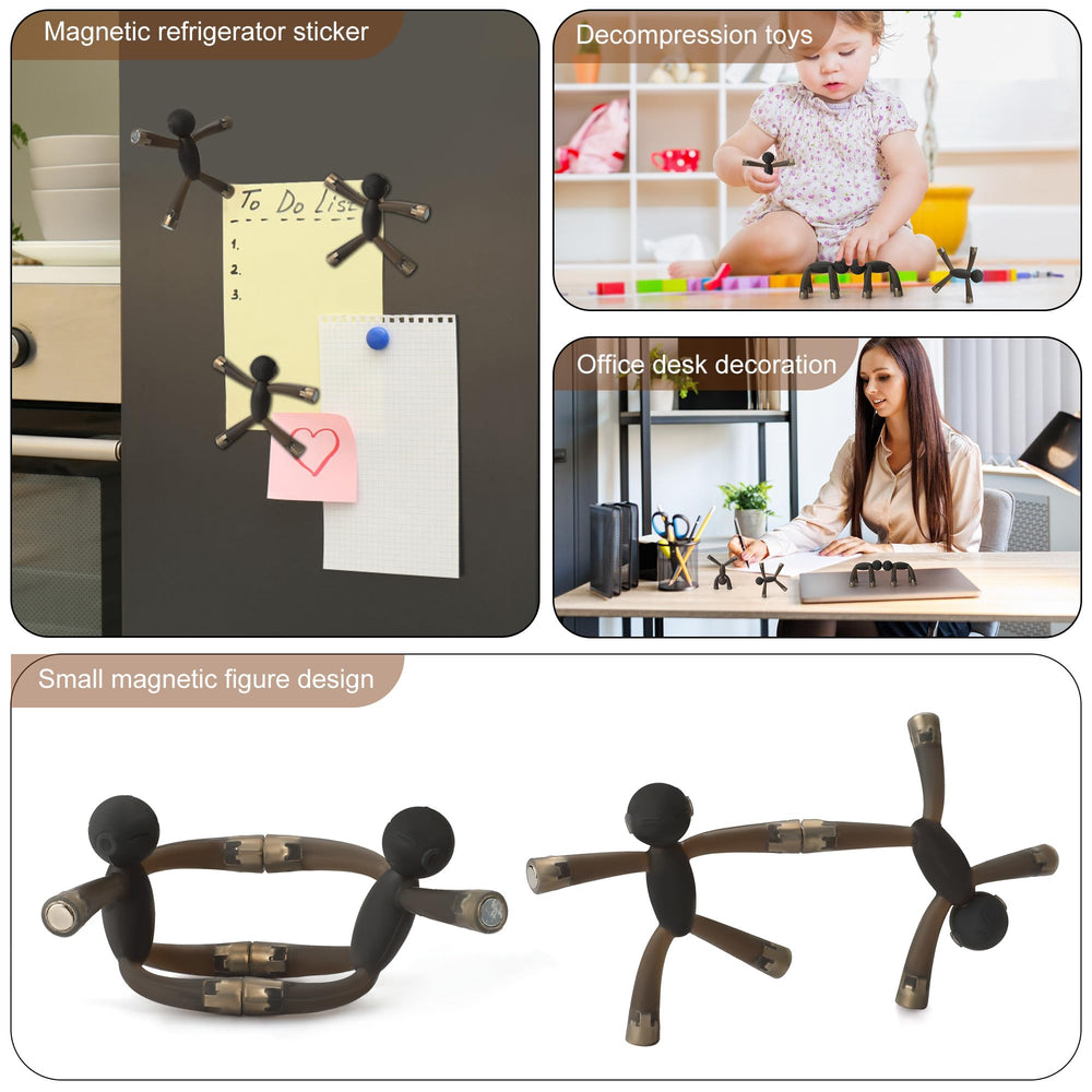 HTSHO magnet man set black, keeps little hands busy during commutes