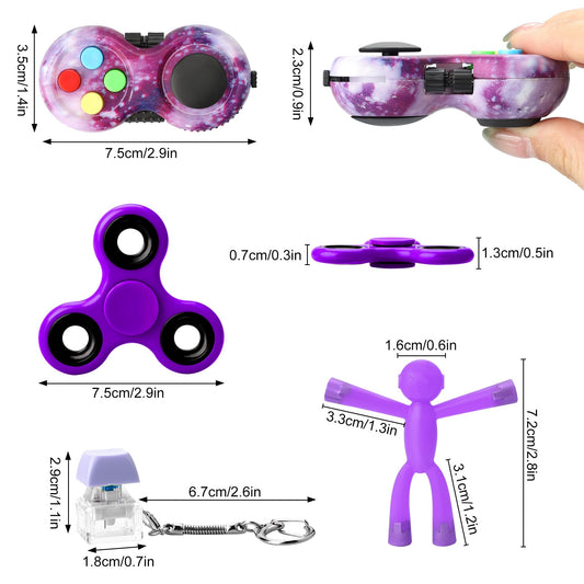 HTSHO fidget pad travel-friendly for distraction-free focus.
