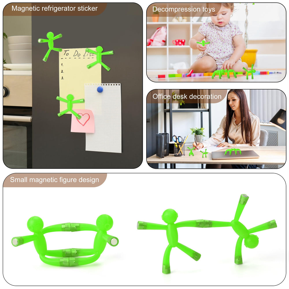 HTSHO fridge magnet man-3 green for easy, hands-on fun