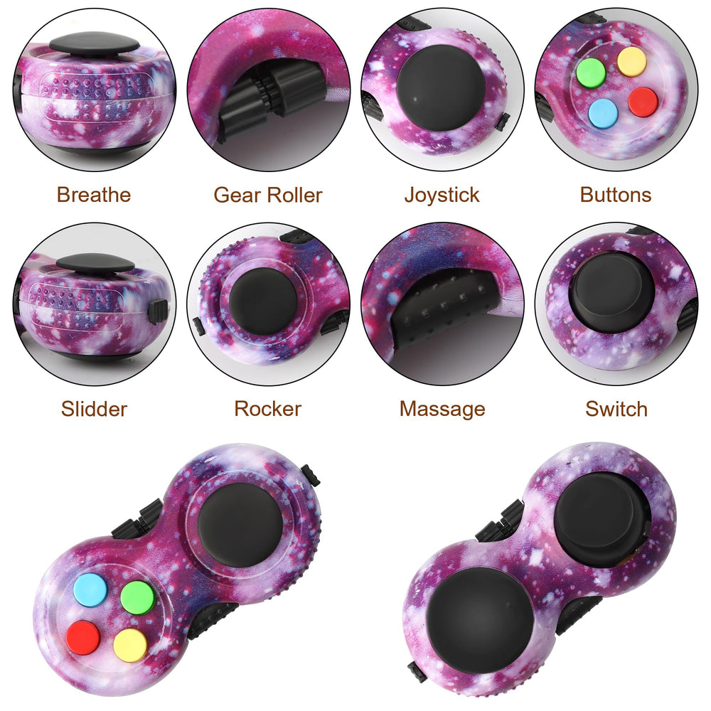 HTSHO keyboard fidget keychain portable stress relief on the go.