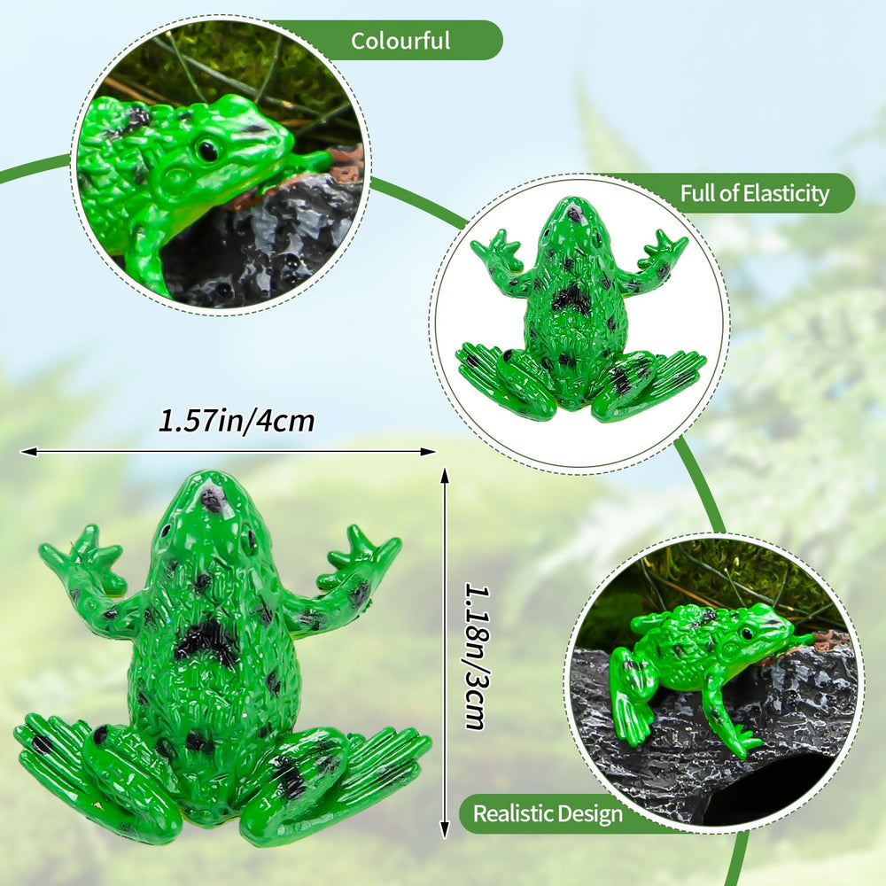 HTZNHXT colorful frog toys ideal for bath time and learning games