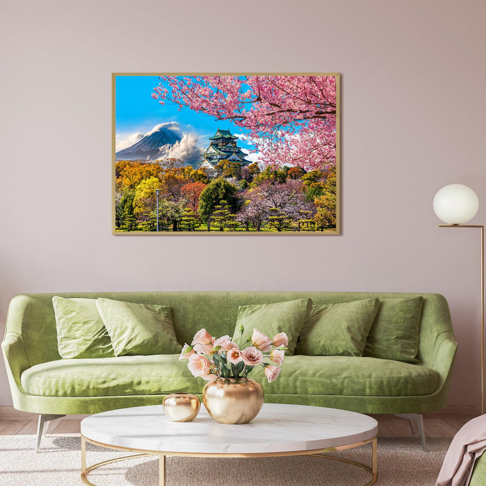 HUADADA 1000-piece puzzle colorful artwork for leisurely evenings and social bonding