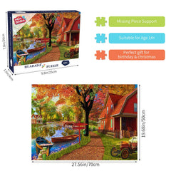 HUADADA 1000-piece puzzle front cover shows intricate details and vivid colors.