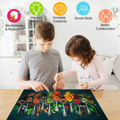 HUADADA family puzzle time encourages bonding and shared achievement