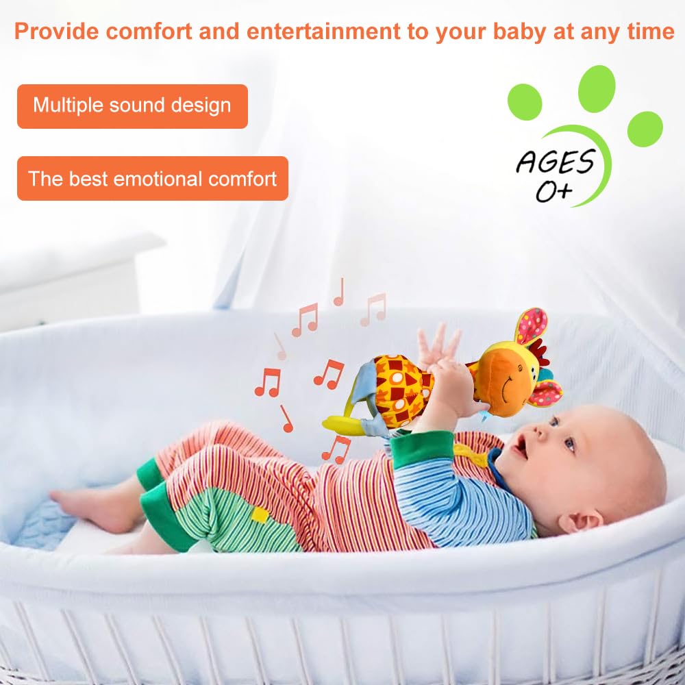 HUADADA gift-ready rattle ideal for newborns and early milestones