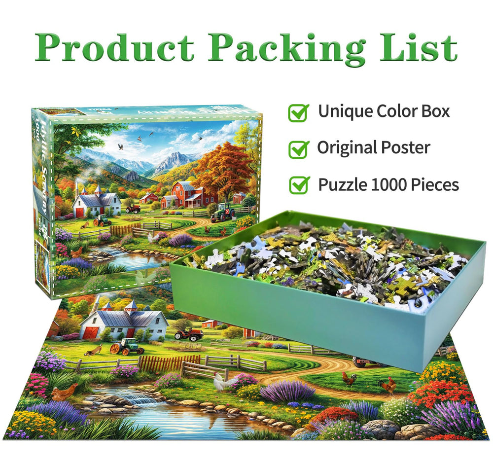 HUADADA glare-free edges keep pieces safe and easy to assemble.
