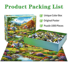 HUADADA glare-free edges keep pieces safe and easy to assemble.