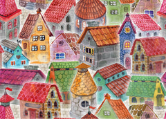 HUADADA jigsaw 1000-piece House Poster – immersive sessions and vivid wall art.