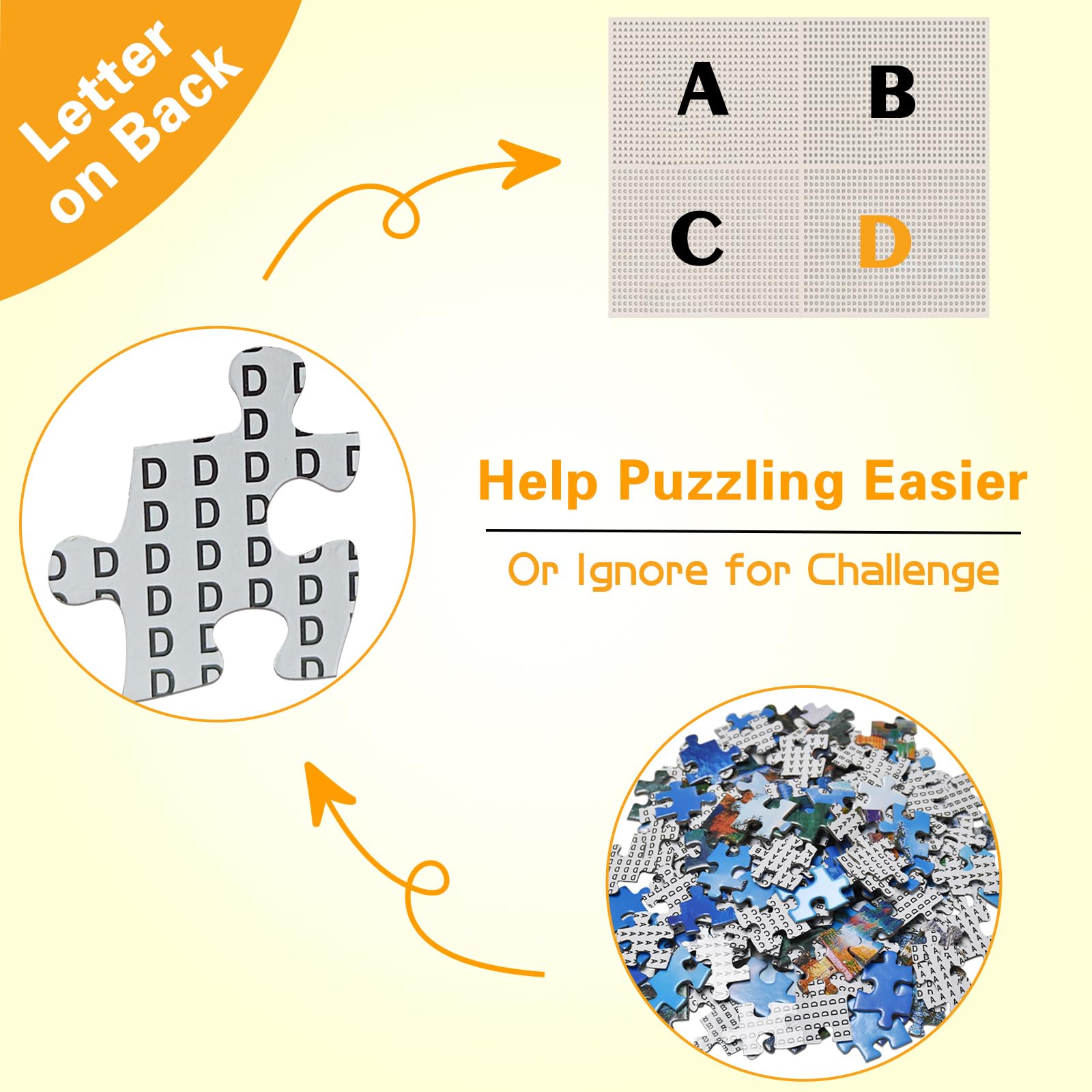 HUADADA jigsaw poster-ready finish for wall display and gifting.