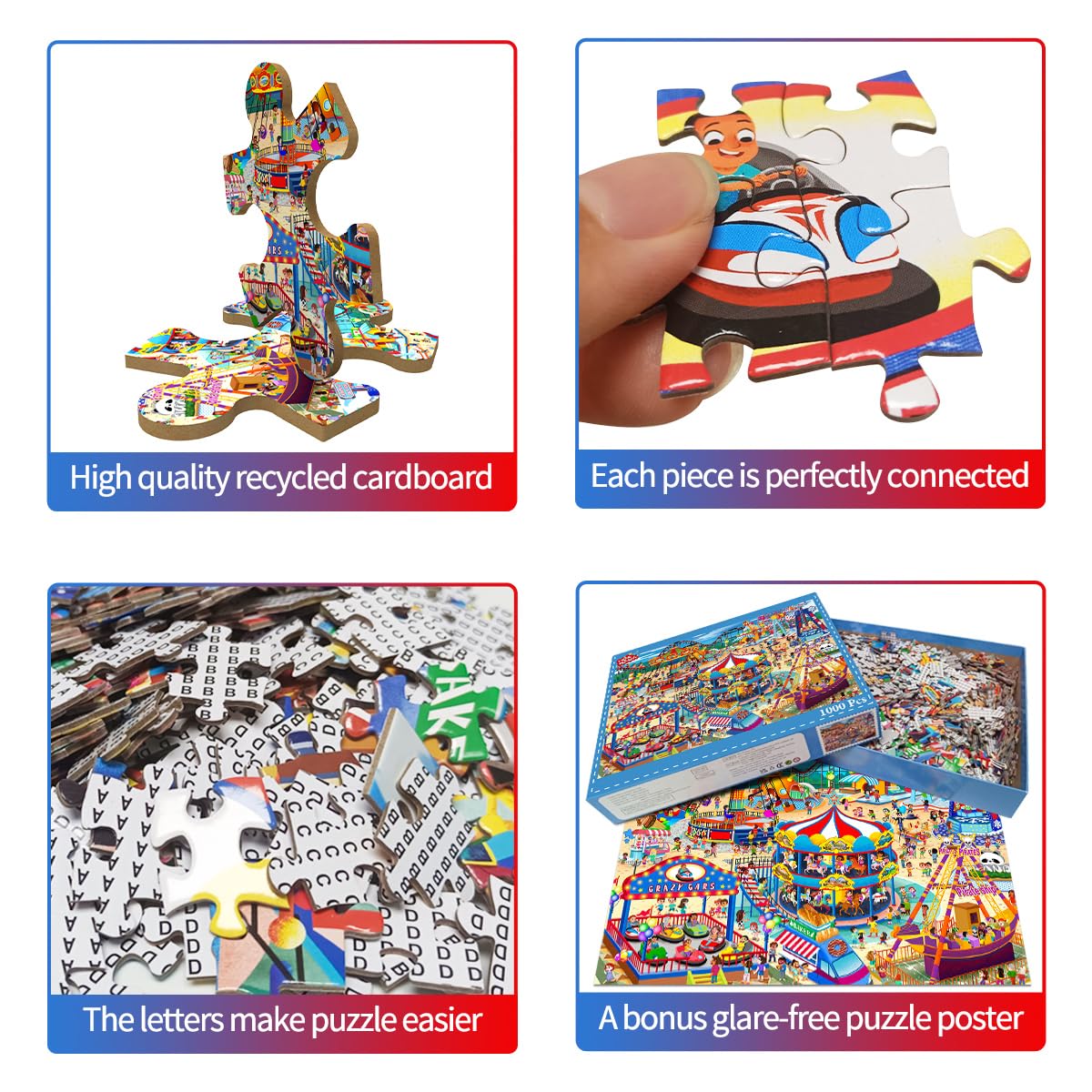 HUADADA poster included 70x50cm displays a vibrant reference image for guidance