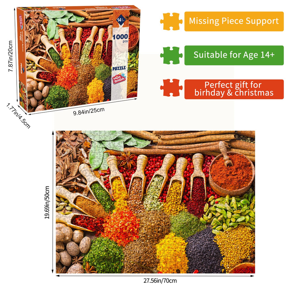 HUADADA puzzle on table ready for relaxing mindful activity