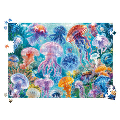 HUADADA jellyfish deep-sea background for immersive puzzle challenges