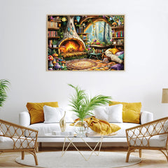 HUADADA 1000-piece puzzle completed; ready to display as charming art.